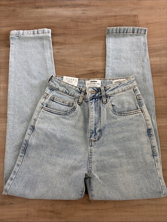 Cotton On Denim - Cotton On Light Blue High-Rise Jeans
